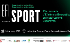13a edició d'EFISport. Jornada d'Eficiència Energètica en Instal.lacions Esportives