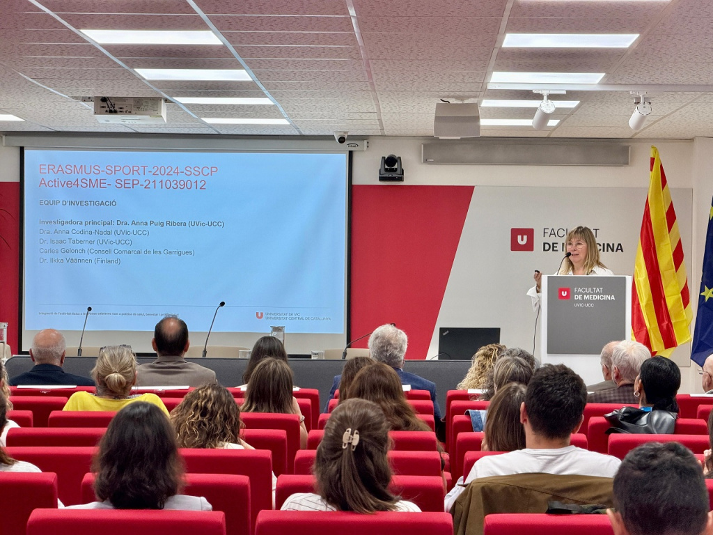 La Dra. Anna Ma Puig presenta els resultats del projecte Active4SMEs